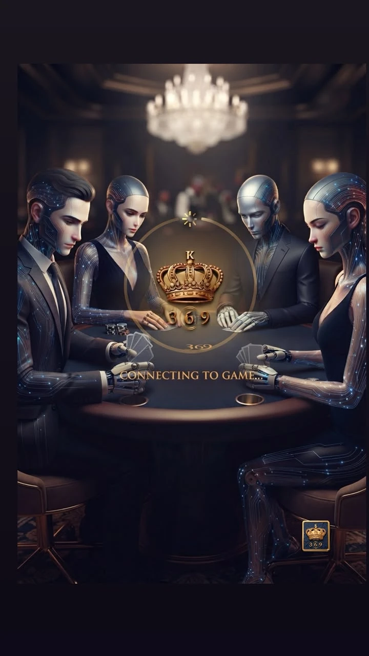 K369 players connecting around a luxury card table
